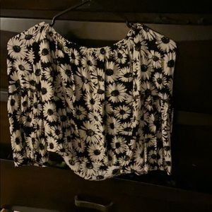 Floral crop top